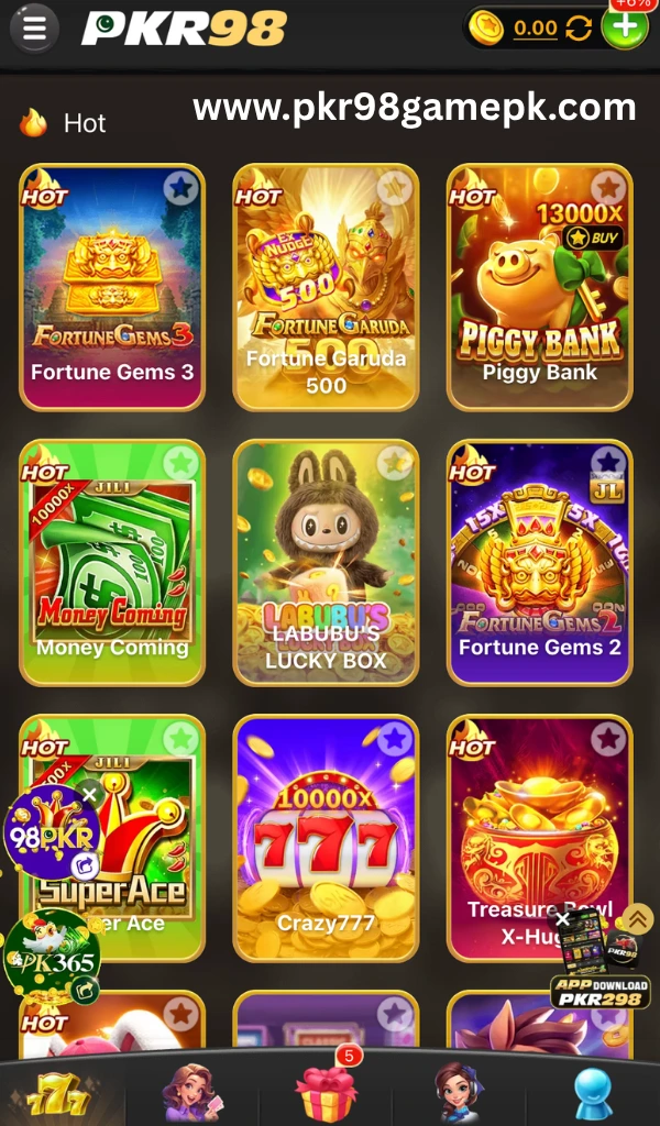 pkr98 hot game
